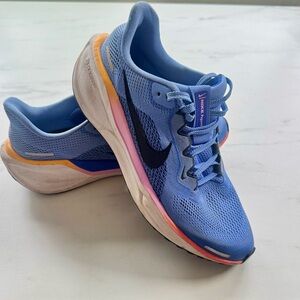 Nike Air Zoom Pegasus 41 Blue Pink Running Shoes Youth Size 5Y FN5041-403